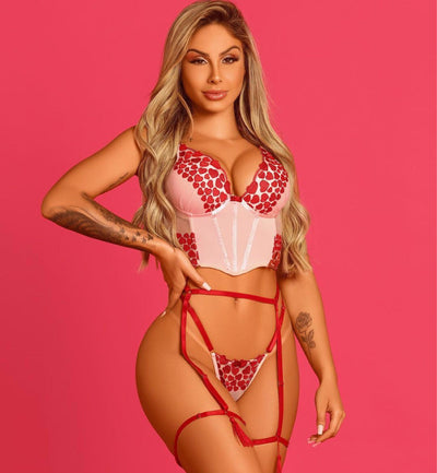 Conjunto de Lencería Underwire con Perspectiva Femenina - Image 6