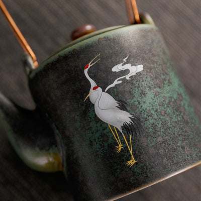 Juego de Té Retro Ceramic Chengxiang con Asa - Set Completo de Cerámica - Image 4