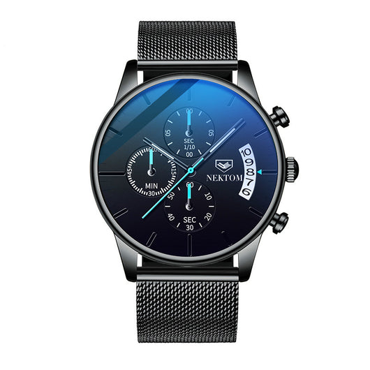 Reloj de Acero Inoxidable para Hombre con Cierre Mariposa y Movimiento de Cuarzo - Image 22