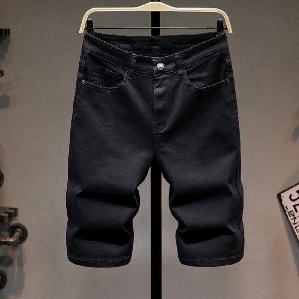 Pantalones Casuales de Tela Elástica con Cintura Ajustable para Hombre