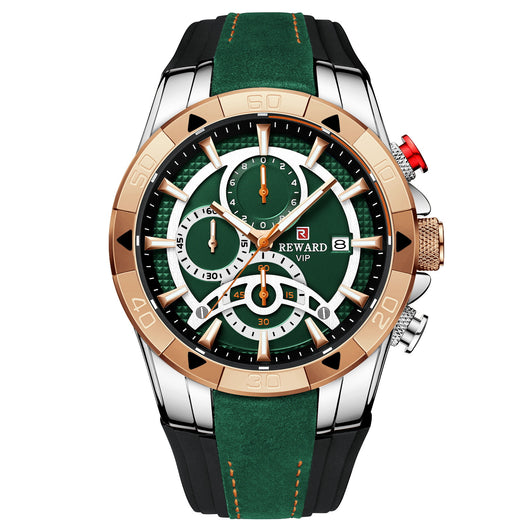 Reloj de Negocios Hombre Calendario Multifunción Cuarzo - Image 6