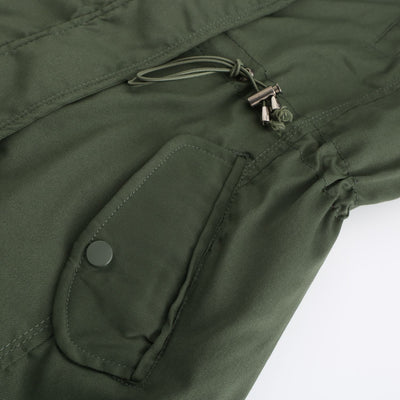Parka Acolchada con Cuello de Piel Desmontable Reversible - Image 28