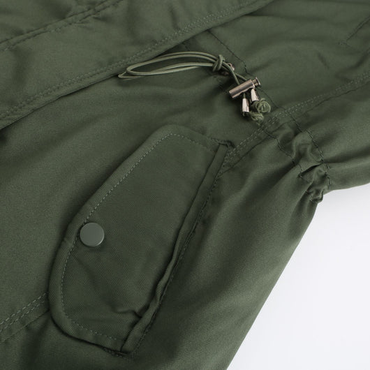 Parka Acolchada con Cuello de Piel Desmontable Reversible - Image 28
