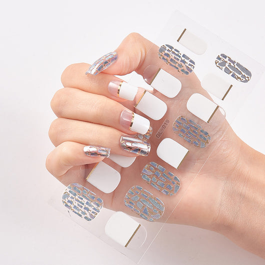 Pegatinas de Uñas Efecto Ojo de Gato Bronceado con Letras de Color - Image 19