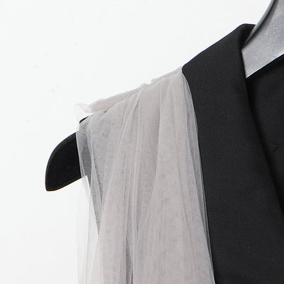 Blazer Chaleco con Paneles de Malla - Corte Medio - Image 11