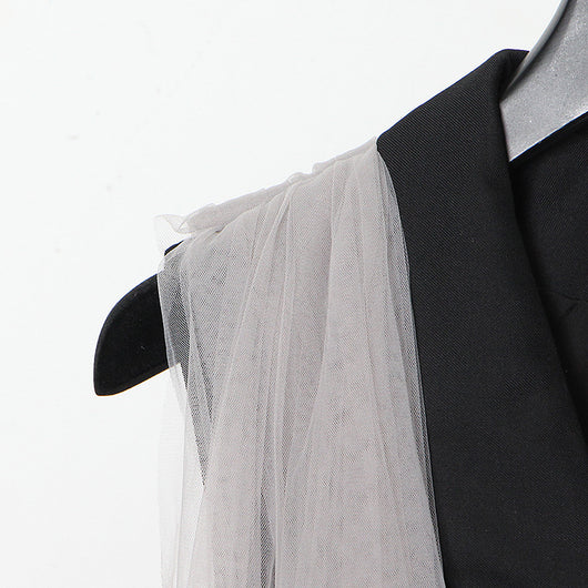 Blazer Chaleco con Paneles de Malla - Corte Medio - Image 11