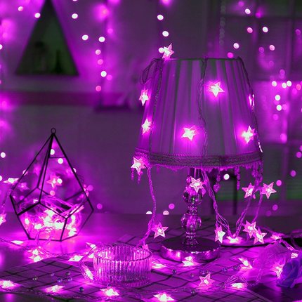 Guirnalda LED Intermitente para Decoración de Espacios - Luces Estrelladas - Image 6