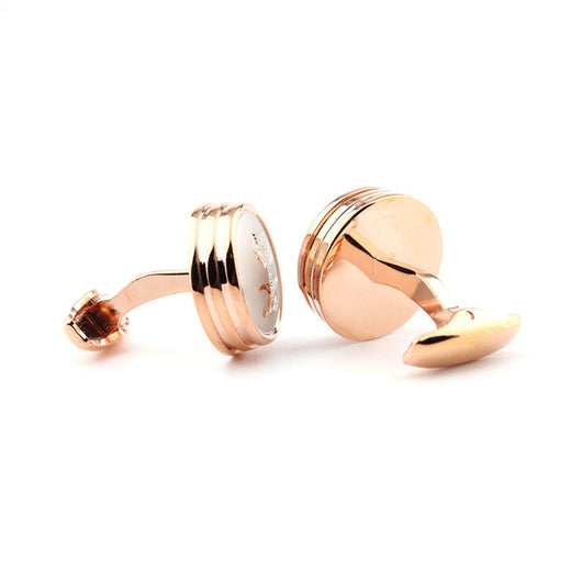 Gemelos Láser de Metal para Hombre - Botones de Puño Francés Profesional - Image 4