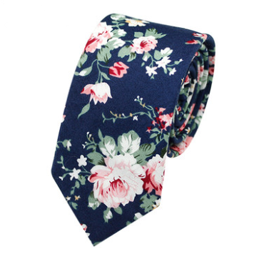 Corbata de Algodón con Estampado Moderno para Hombre - Image 18