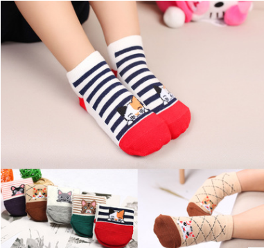 Pack 5 Pares Calcetines Gatos a Rayas para Mujer - Algodón Cómodo y Divertido - Image 13