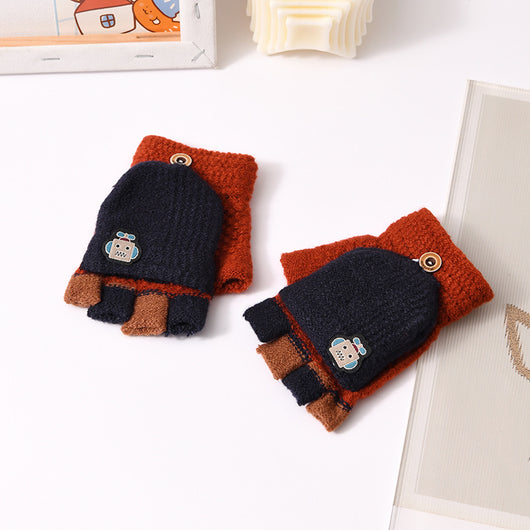 Guantes Tejidos Mitón Cálidos y Adorables para Niños - Image 2