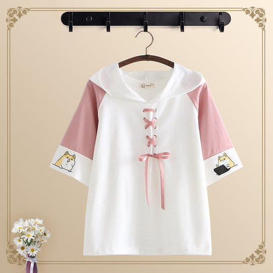 Playera Escolar Cómoda de Manga Corta