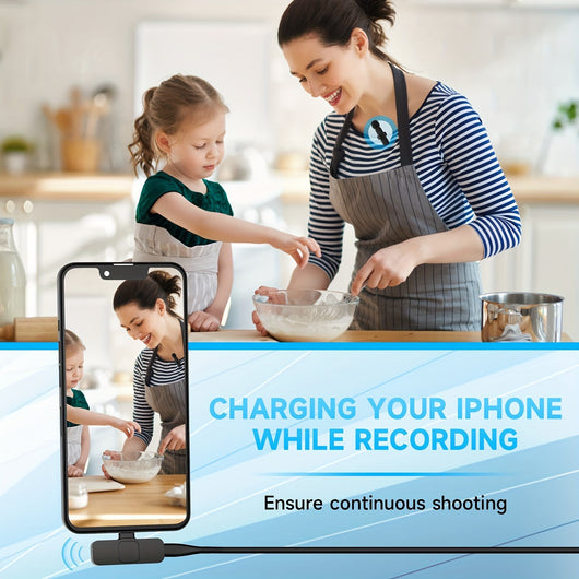 Micrófono Inalámbrico Profesional de Solapa para iPhone e iPad - Image 11