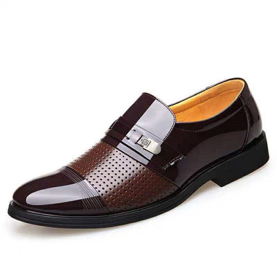 Zapatos de Cuero Formales con Detalles Recortados para Hombre - Image 11