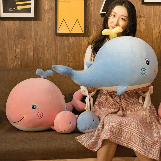Peluche Ballena y Delfín Suave - Almohada Abrazable para Niños - Image 12
