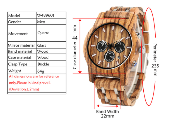 Reloj de Pareja en Madera y Cuarzo - Diseño Elegante Unisex