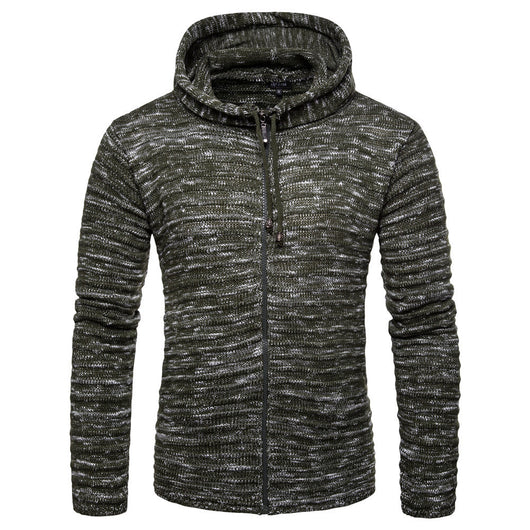 Sudadera con capucha a rayas para hombre - Image 11
