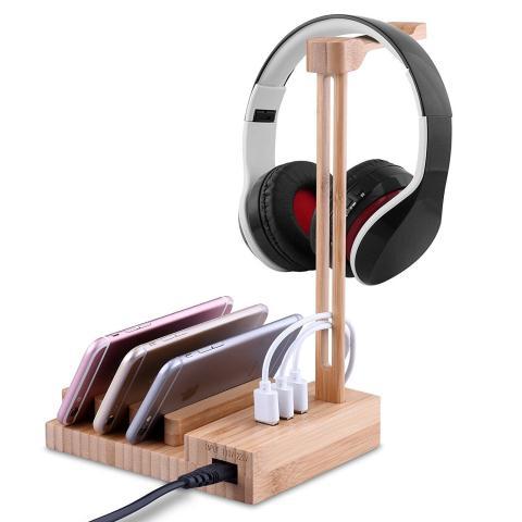 Soporte de Madera Maciza para Auriculares - Image 6