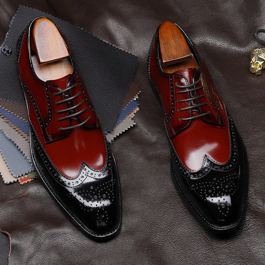 Zapatos Formales de Cuero con Punta Afilada para Hombre - Image 2