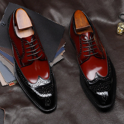 Zapatos Formales de Cuero con Punta Afilada para Hombre - Image 2