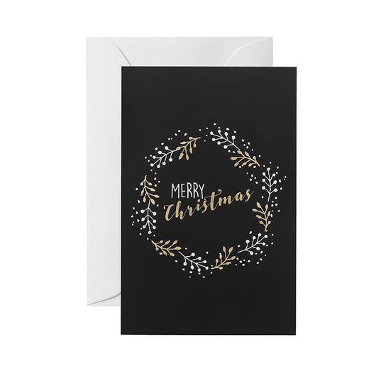 Tarjeta de Felicitación Plegable Negra - Image 17
