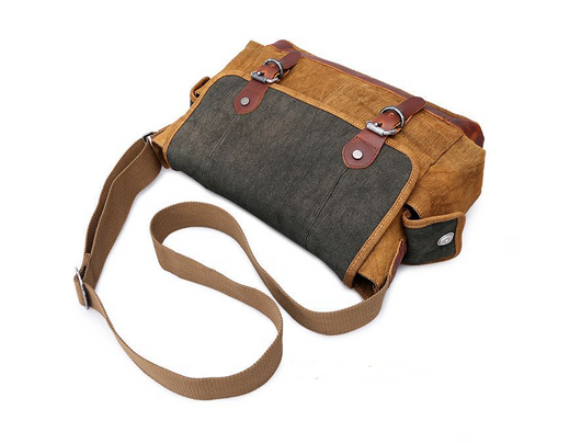Bolsa de Lona Retro con Solapa - Estilo Vintage - Image 8