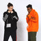Sudadera Oversized con Capucha y Letras Estampadas en Terciopelo