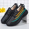 Zapatillas Deportivas Transpirables Negro y Blanco para Otoño e Invierno