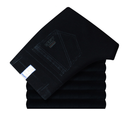 Pantalones de Pana Elástica Rectos para Hombre