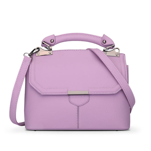 Bolso Cuadrado de Cuero PU con Cierre Magnético