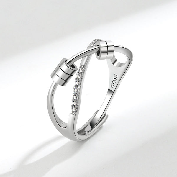 Anillo Giratorio Desestresante con Cuentas para Ansiedad