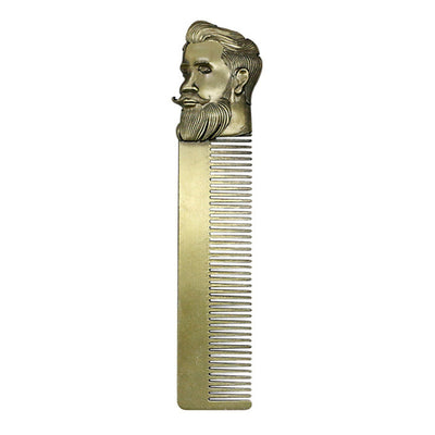 Peine de dientes anchos chapado en bronce - Image 9