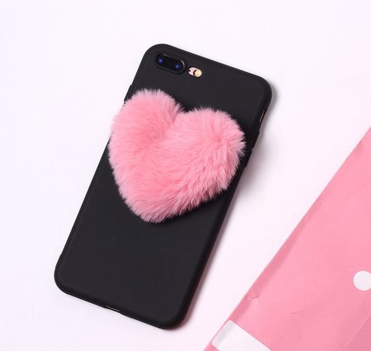 Funda para Celular 3D Corazones Peludos Adorables - Image 13