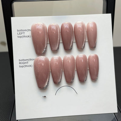 Parches de Uñas Adhesivos Efecto Ojo de Gato Removibles - Image 15