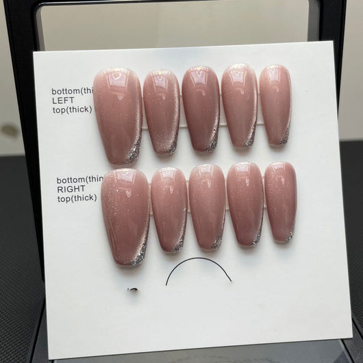 Parches de Uñas Adhesivos Efecto Ojo de Gato Removibles - Image 15