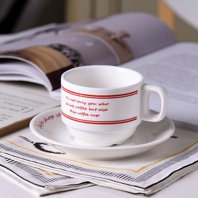 Taza Cerámica Retro para Café con Diseño de Flor Tirador de Leche - Image 10