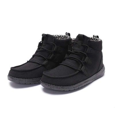 Botines de Lona Planos - Comodidad y Estilo Versátil