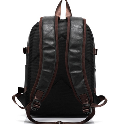 Mochila de Cuero para Hombre - Estilo Moderno Bolsa Escolar - Image 4