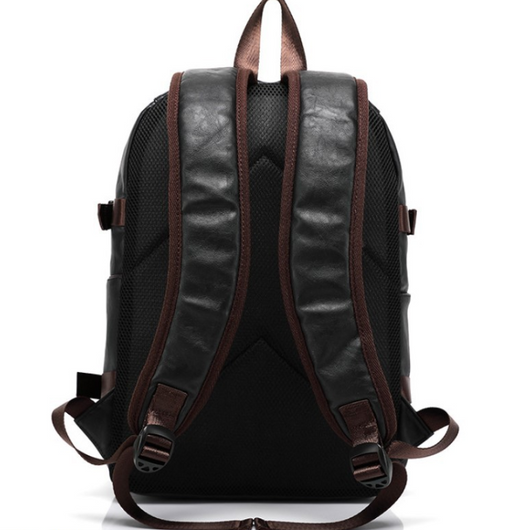 Mochila de Cuero para Hombre - Estilo Moderno Bolsa Escolar - Image 4