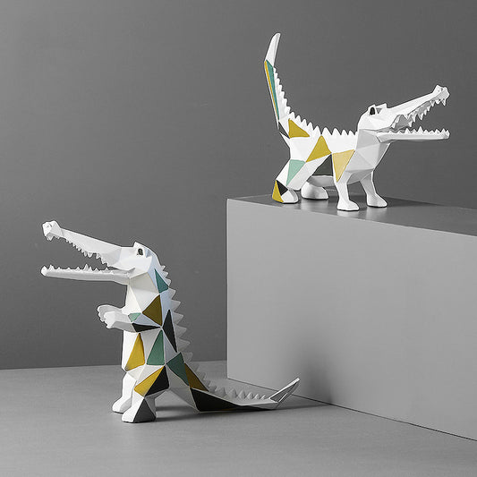 Decoración de Resina Animal para Sala de Estar