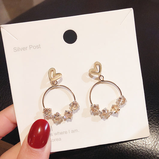 Aretes Largos Colgantes de Cristal para Mujer - Diseño Elegante y Sofisticado - Image 57