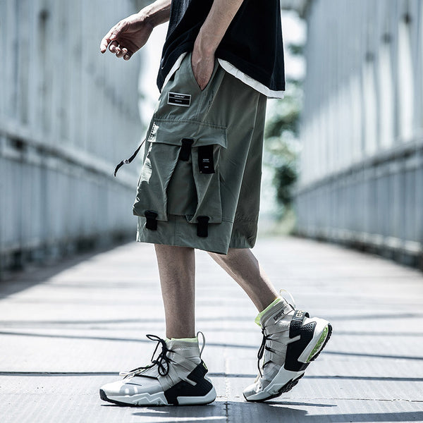 Shorts Funcionales Multi-Bolsillos Streamer para Hombre