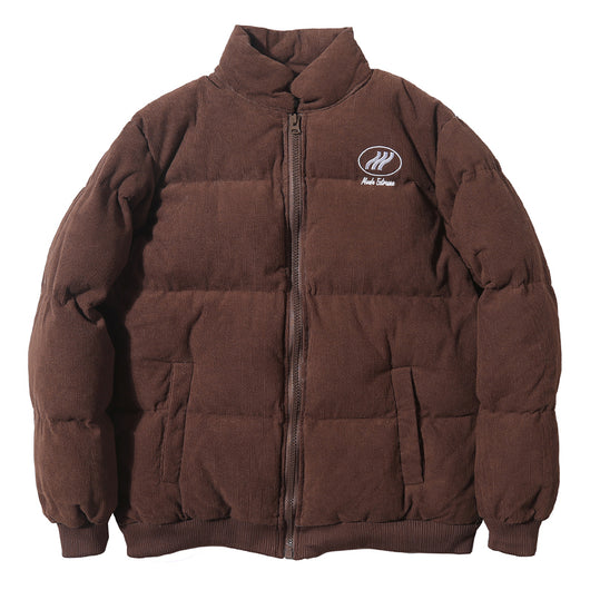 Chaqueta Acolchada Retro con Cuello Alto para Hombre - Image 10