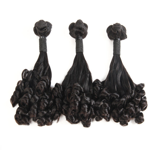 Peluca Trenzada Europea Americana de Cabello Real - Extensiones de Cabello Tejido - Image 4