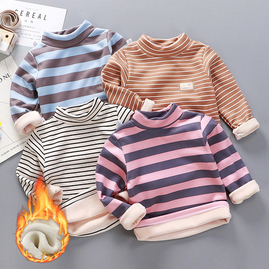 Camiseta Base Infantil de Terciopelo Grueso