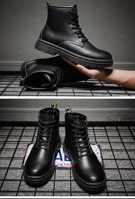 Botas Martin de Plataforma para Hombre - Estilo Motociclista - Image 12