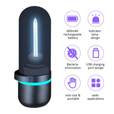 Lámpara UV Desinfectante Recargable por USB