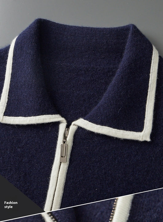 Cardigan de Lana para Hombre Elegante y Sofisticado - Image 11