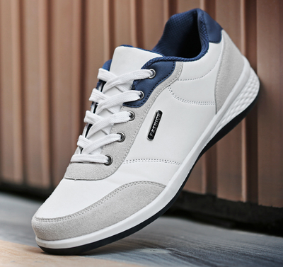 Zapatos Deportivos Casuales para Hombre - Zapatillas de Cuero Microfibra con Cordones Otoño - Image 9
