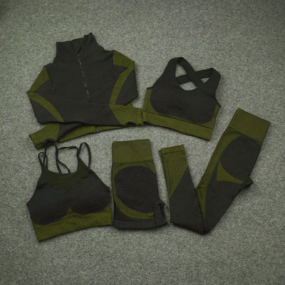 Leggings Deportivos con Cierre de Cremallera y Secado Rápido - Image 16